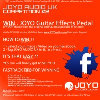 COMPETITION #2 - WIN A JOYO GUITAR EFFECT PEDAL COMPETITION #2 - WIN A JOYO GUITAR EFFECT PEDAL